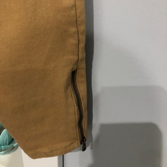 Zara Tan Colour Skinny Leg Jeans 34 inch waist - Picture 7 of 10